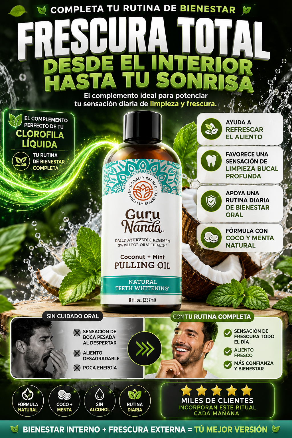 BLANQUEADOR DENTAL DETOX - GURUNANDA
